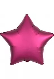 Balon foliowy Lustre purpurowy gwiazda