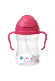 Bidon ze słomką malinowy