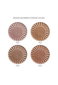 Bronze &amp; Shimmer nr 3 Puder brązująco-rozświetlający