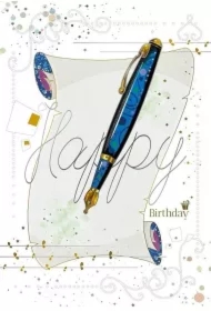 Karnet 12x18cm + koperta Pióro