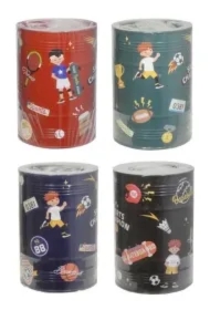 Skarbonka puszka ze sportowym motywem MIX