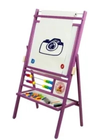 Tablica obrotowa z 2 -rzędowym liczydłem fioletowa