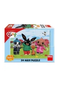 Puzzle baby 24 el. Królik Bing jesienną porą