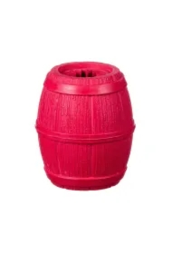 Beczka na przysmaki, czerwona, 8 cm