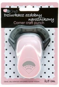 Dziurkacz ozdobny narożnikowy 2,5cm szyfon