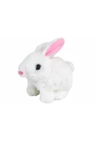 Króliczek chodzący krótka sierść biały