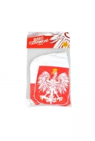 Flaga Polski na lusterka samochodowe