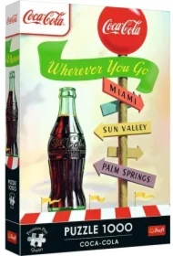 Puzzle 1000 el. Coca-Cola:Gdziekolwiek zmierzasz