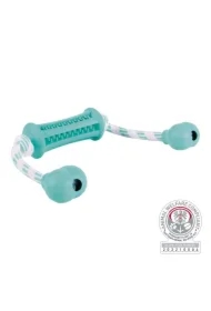 Denta fun, zabawka do przeciągania i czyszczenia zębów, dla psa, guma naturalna/sznur, 9 cm/37 cm, o smaku mięty