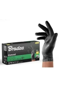 Rękawice nitrylowe diamond czarne xxl 10-11 /50szt.