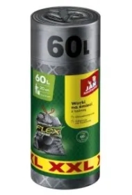 Worki na śmieci LD Magnum 60L Taśma Czarne