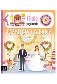 Album z naklejkami. Mała projektantka. Przyjęcia i zabawy