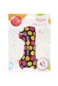 Balon stojący 1 w kropki