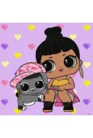 Malowanie po numerach - L.O.L. Surprise! 40x40cm