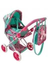 Wózek dla lalek głęboki z torbą