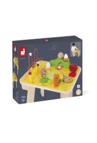 Wielofunkcyjny stolik edukacyjny drewniany Farma