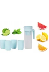 Dzbanek Piknikowy Filtrujący 1L + 4 Kubki