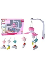 Karuzela do łóżeczka różowa