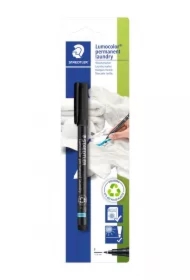 Pisak do tkanin Lumocolor laundry, czarny, F, wodoodporny