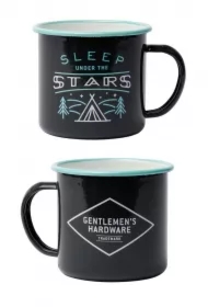 Kubek kempingowy emaliowany Stars