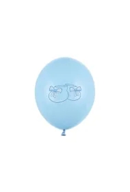 Balony 30 cm Bucik pastel Baby Blue