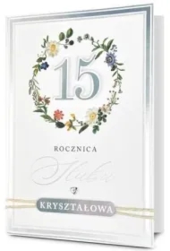 Karnet Rocznica ślubu 15