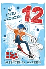 Karnet urodziny 12