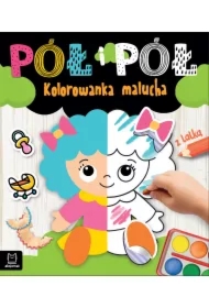 Pół i pół. Kolorowanka malucha z lalką