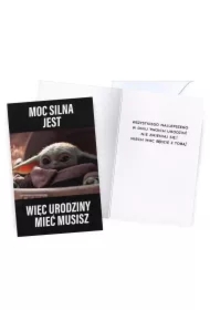 Karnet Urodziny Star Wars Baby Yoda