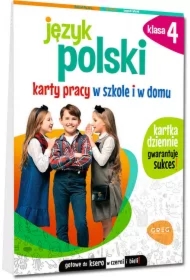 Język polski. Karty pracy w szkole i w domu. Klasa 4