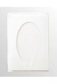 Karta passepartout + koperta białe