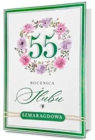 Karnet Rocznica ślubu 55