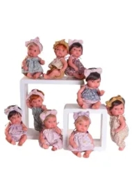 Zestaw Mufly 9 lalek 21cm