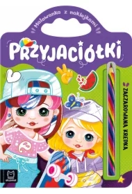 Malowanka z naklejkami Przyjaciółki