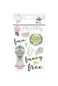 Naklejki papierowe wypukłe pretty