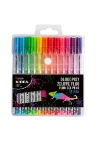 Długopisy żelowe fluo