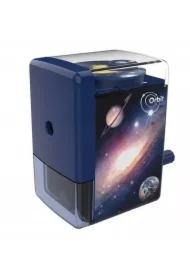 Temperówka ręczna na korbkę Orbit niebieska