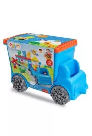  Klocki konstrukcyjne w aucie, Licz i baw się – Laweta, 114 el., 18 m+