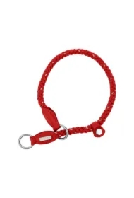 Obroża zaciskowa dla psa, Rope, czerwona, sznur odblaskowy, 40cm/6mm