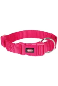 Obroża Premium, L- XL: 40-65 cm/25 mm, fuksja