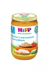 Kuskus z warzywami i kurczakiem po 7. miesiącu