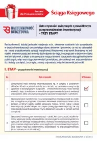 Ściąga Księgowego - Lista czynności związanych z prawidłowym przeprowadzeniem inwentaryzacji &ndash; TRZY ETAPY