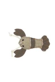 Homar z mocnego materiału kremowy/brąz 12 x 11 cm