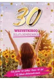 Karnet Urodziny 30