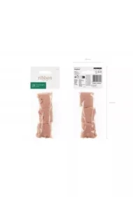 Wstążka szyfonowa łosoś