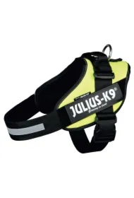 Szelki Julius-K9, rozm.2/L- XL, 71-96 cm, neonowy żółty