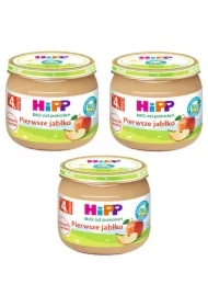 Pierwsze jabłko po 4. miesiącu zestaw