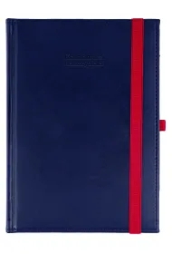 Kalendarz nauczyciela 2025/2026 A5 Nebraska gumka granatowy