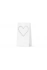 Lampiony torebki na świece 15x9x26cm 10 szt