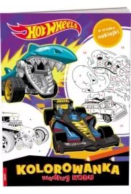 Hot Wheels. Kolorowanka według kodu